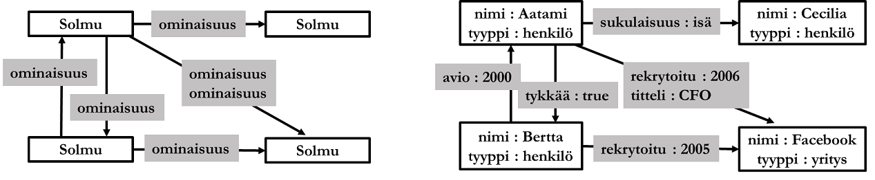 Kuvio 8.6: Graafitietomalli.