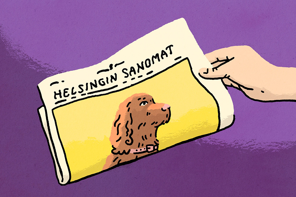 Sanomalehti on eräs informaation kantaja. Tarkemmin ottaen informaatio on kirjainten muodossa, jotka ovat erimuotoisia paperille tulostettuja musteläiskiä. Tässä tapauksessa mittauksen voi ajatella olevan se tapahtuma, jossa valoa lähetetään paperille ja heijastunut valo havainnoidaan silmällä.